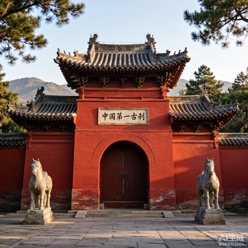 白马寺山门 — 中国第一古刹，洛阳导游讲解景点